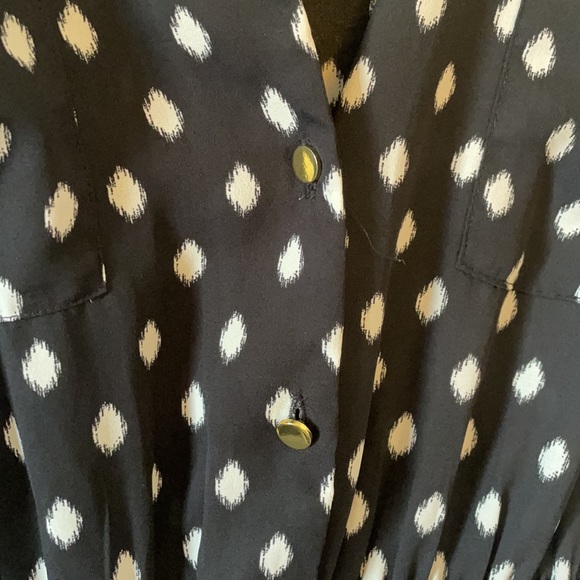 H&M Polka Dot Button Front Dress - Picture 4 of 4